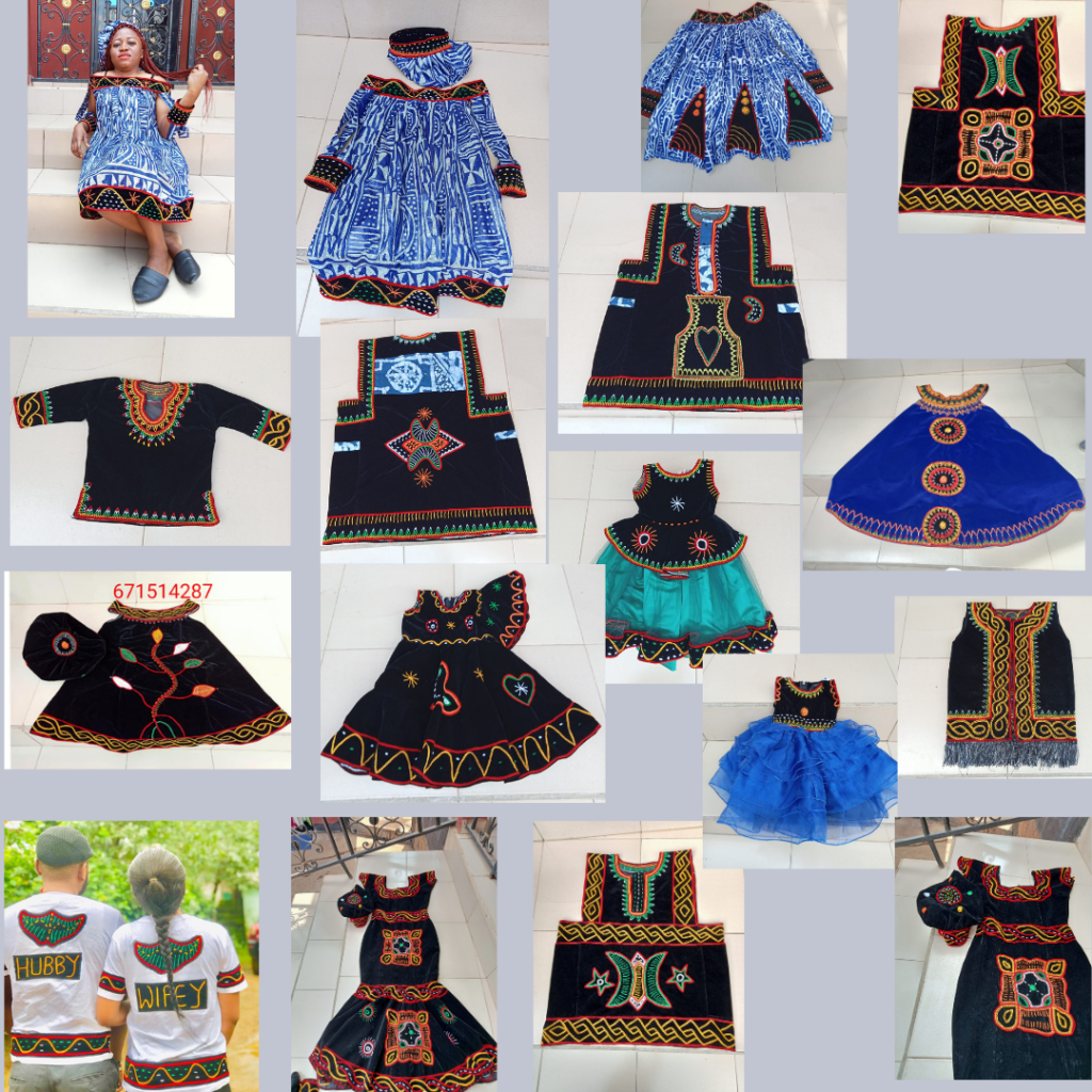 A sample collection of some of Calister's designs