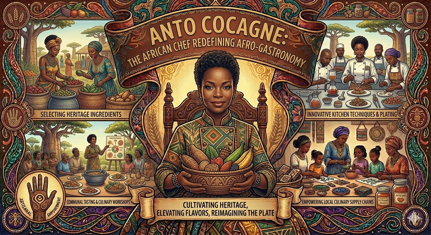 Anto Cocagne: The African Chef Redefining Afro-Gastronomy