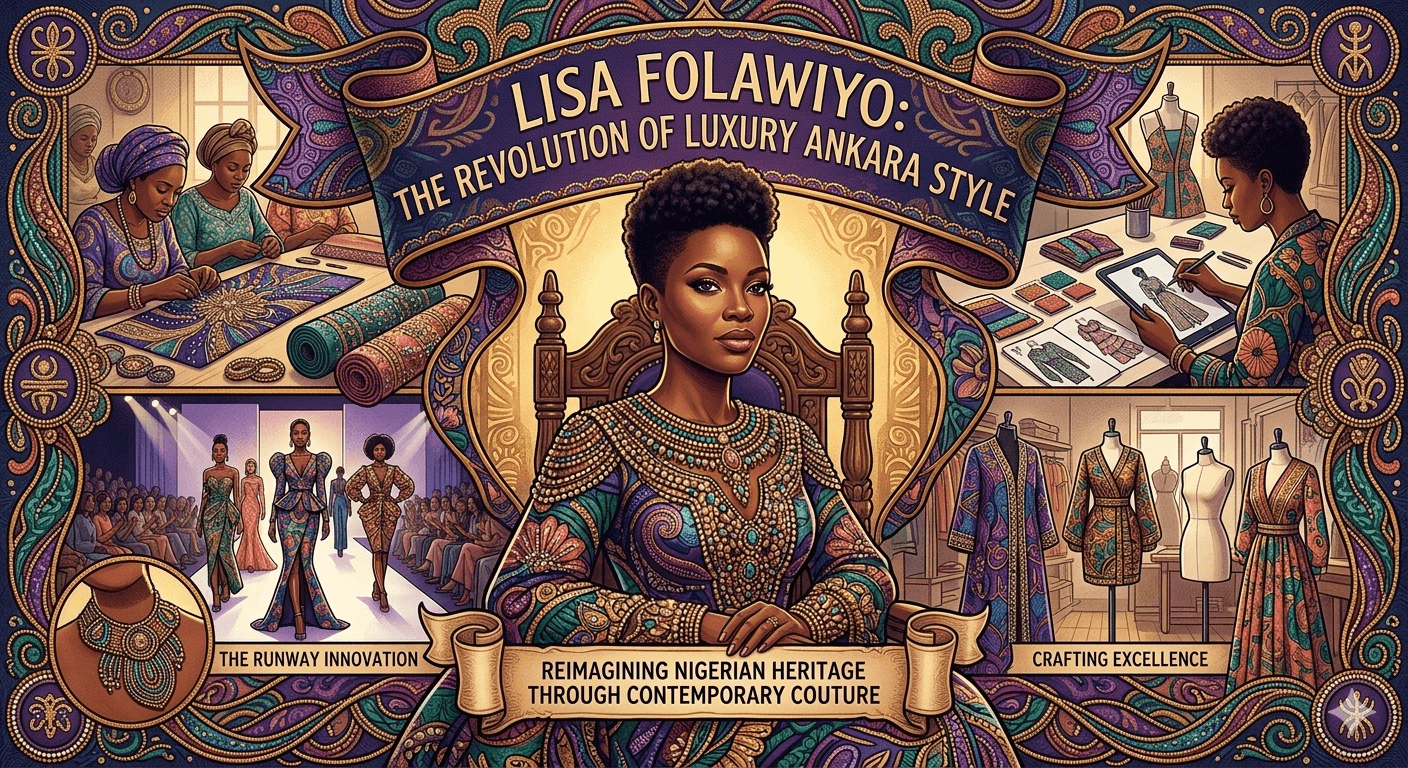 Nigerian Designer Lisa Folawiyo and Her Luxury Ankara Style