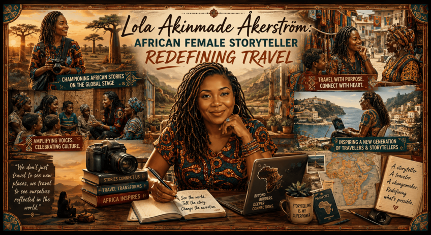 Lola Akinmade Åkerström: African Female Storyteller Redefining Travel