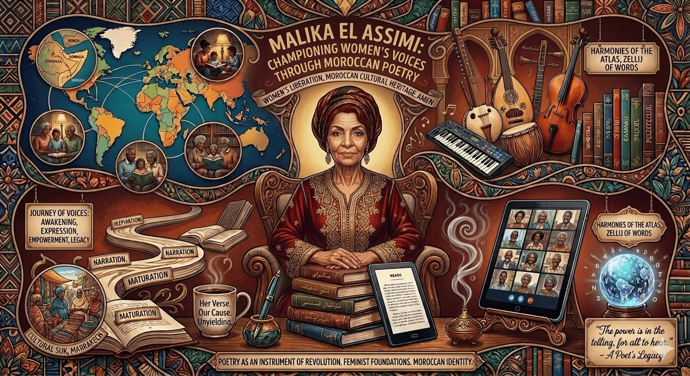 Malika El Assimi: Championing Women’s Voices Through Moroccan Poetry