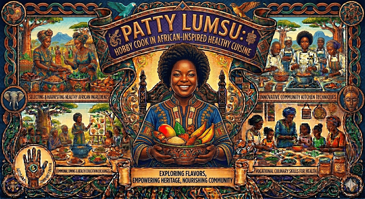 Patty Lumsu: Hobby Cook in African-Inspired Healthy Cuisine