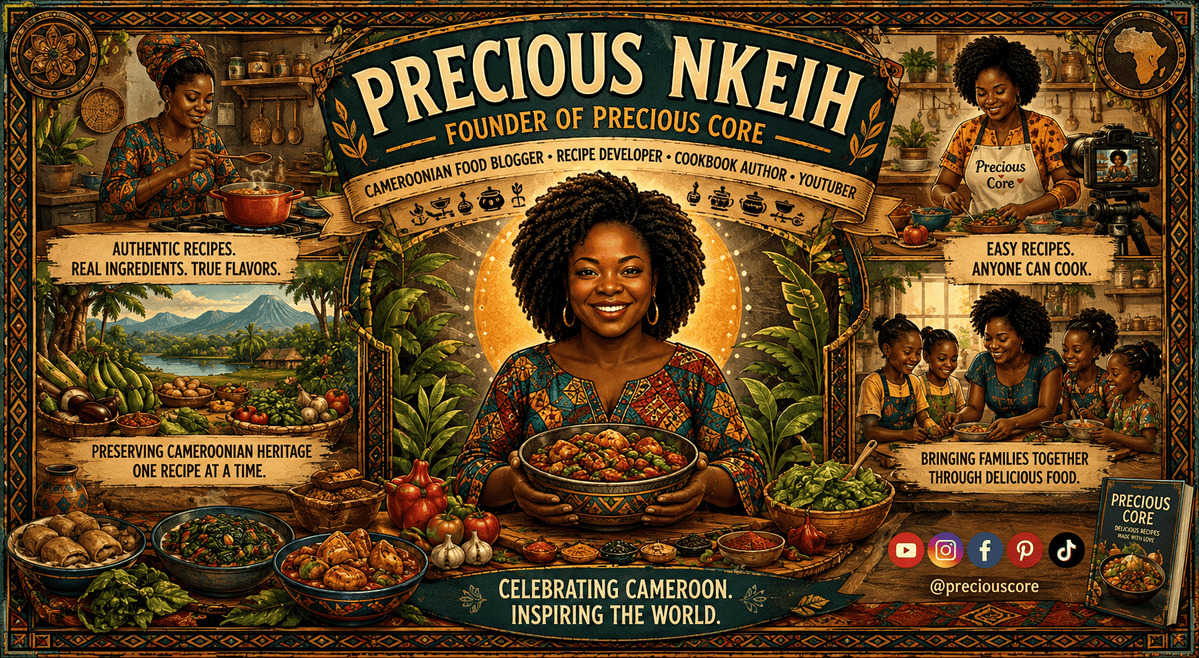Precious Nkeih: Cameroonian Food Blogger Behind Precious Core